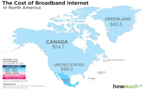 Сколько стоит интернет в разных странах мира. Хотите знать ?