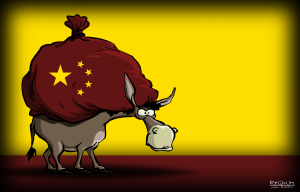 Общий долг Китая превысил 300% ВВП