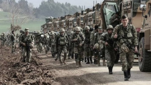 Турция продолжает наступление в Сирии под угрозами Санкций. Противостояние которое на руку Москве.